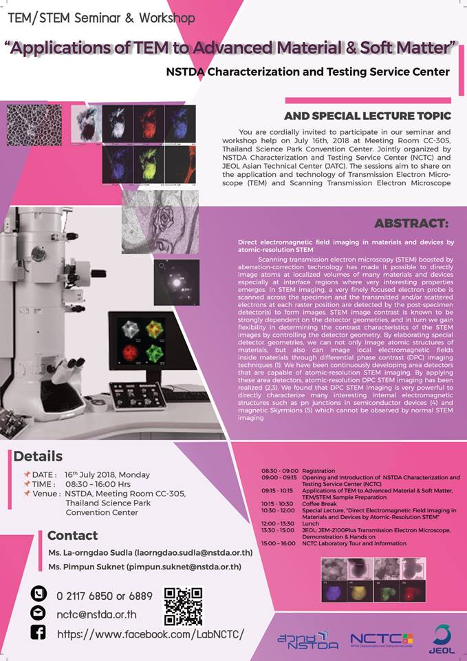 Applications of TEM to Advanced Material & Soft Matter